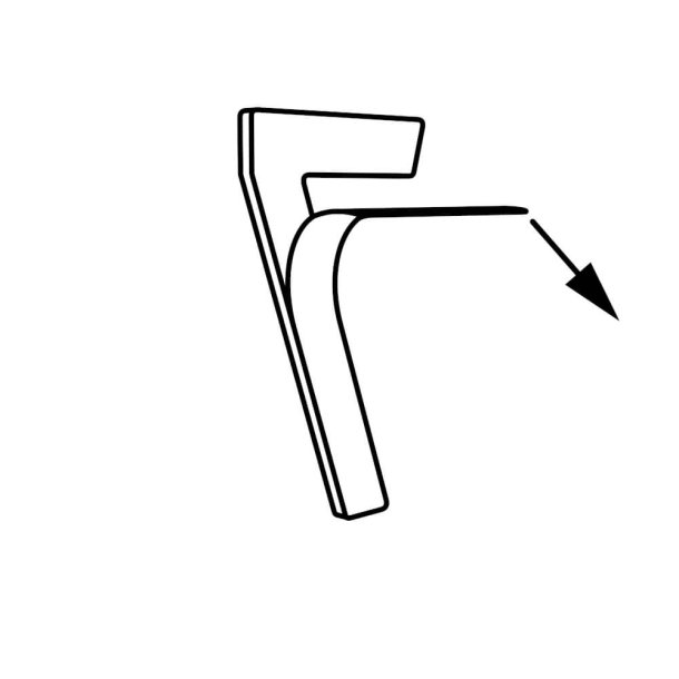 Sort Akryl Husnummer - 7,6 cm - Flot p forsiden af din postkasse