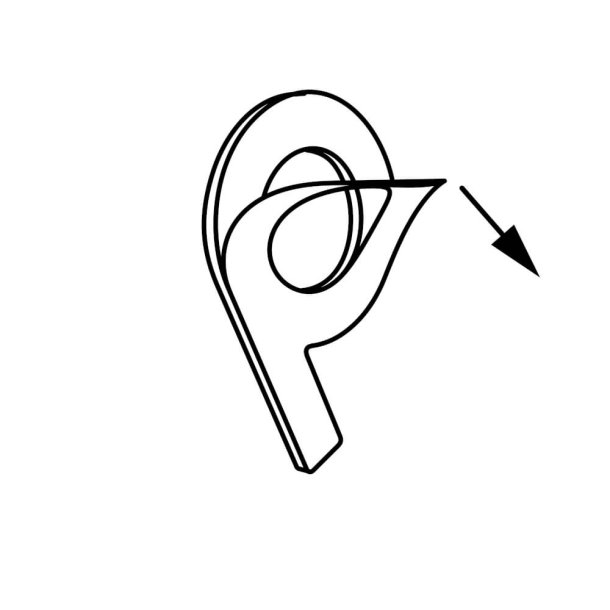 Sort Akryl Husnummer - 7,6 cm - Flot p forsiden af din postkasse