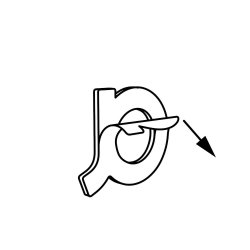 Sort Akryl Husnummer - 7,6 cm - Flot p forsiden af din postkasse