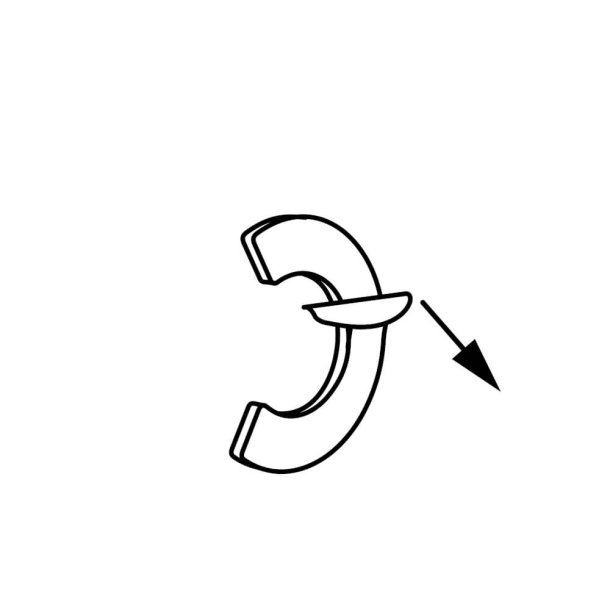 Sort Akryl Husnummer - 7,6 cm - Flot p forsiden af din postkasse