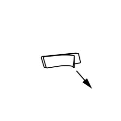 Sort Akryl Husnummer - 7,6 cm - Flot p forsiden af din postkasse