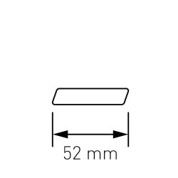 Sort Akryl Husnummer - 7,6 cm - Flot p forsiden af din postkasse