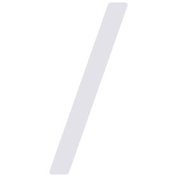 Hvid Akryl Husnummer - 7,6 cm - Flot p forsiden af din postkasse.