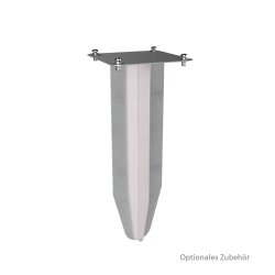 OSLO-2 postkasse med 2 enheder - SORT - med stander