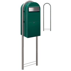 BobiJumbo stor GR�N postkasse,  ogs� til sm� pakker - RAL 6005