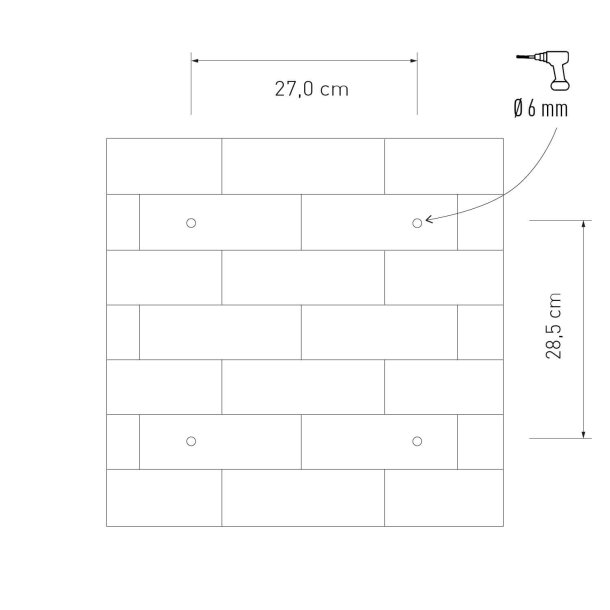 Lathi postkasse i Sort