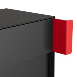 Lathi postkasse i Sort