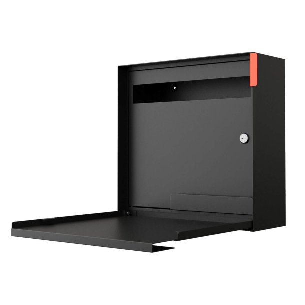 Lathi postkasse i Sort