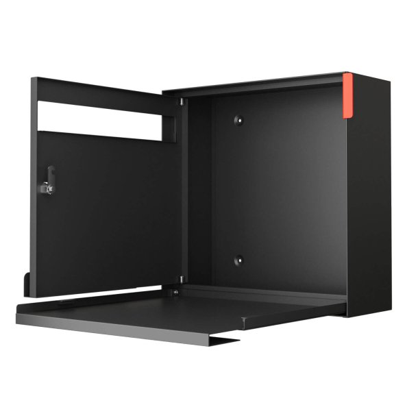 Lathi postkasse i Sort