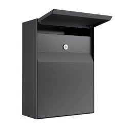 Leon Moderne Antracit Gr Postkasse