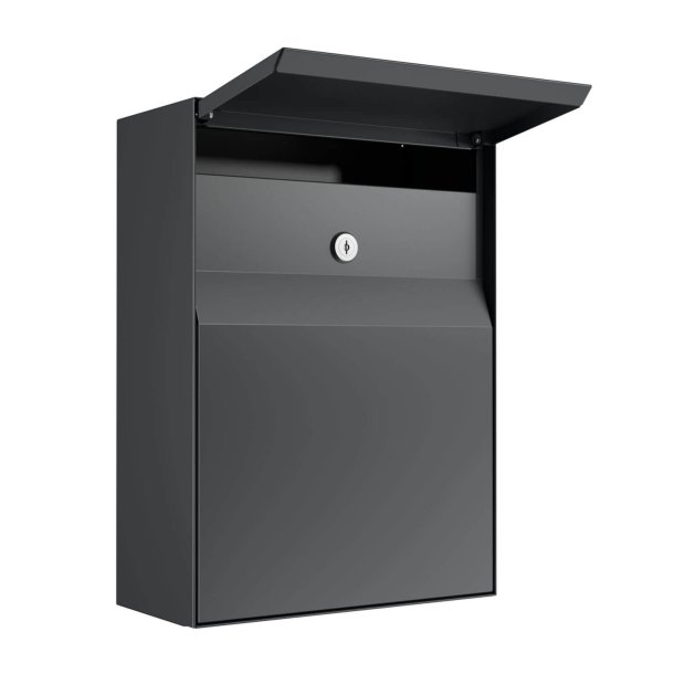 Leon Moderne Antracit Gr Postkasse