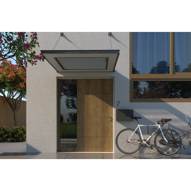 RUST farvet KUVERT postkasse - flot design