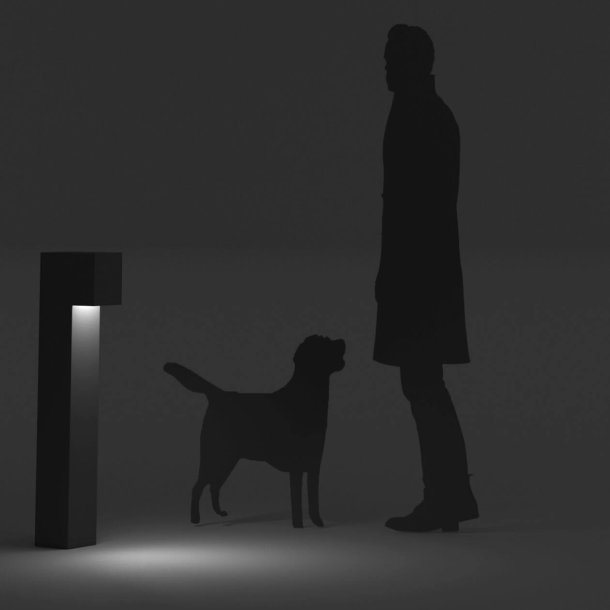 MAXI Lumen - Standerlampe i Antracit