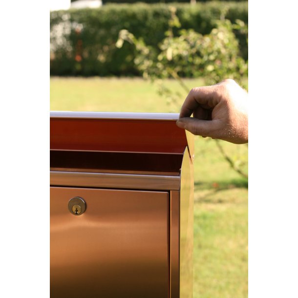 Lux kobber postkasse