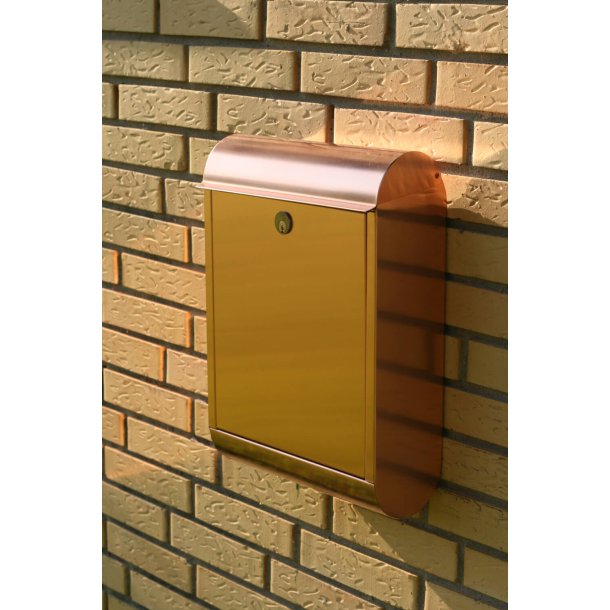 Lux kobber postkasse