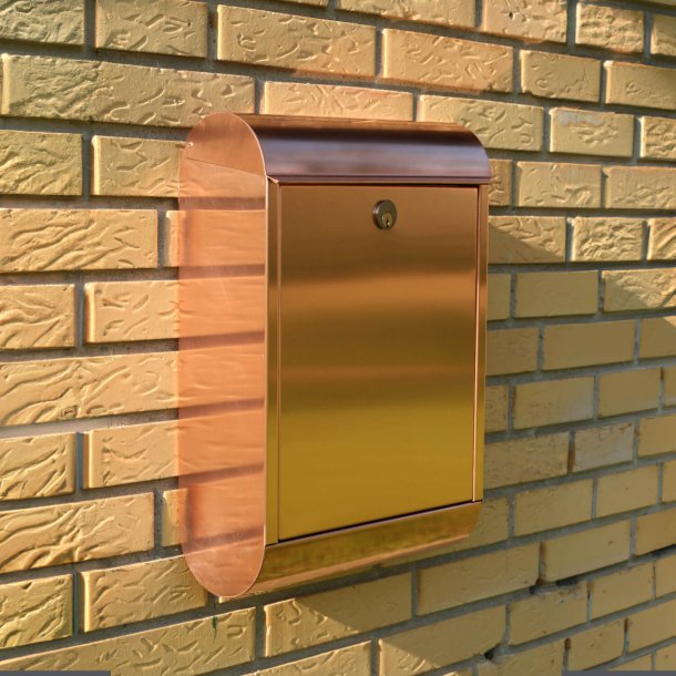 Lux kobber postkasse