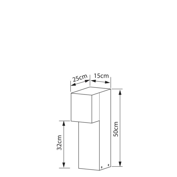 MEDIUM Lumen - Standerlampe i Antracit