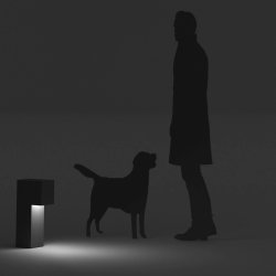 MEDIUM Lumen - Standerlampe i Antracit