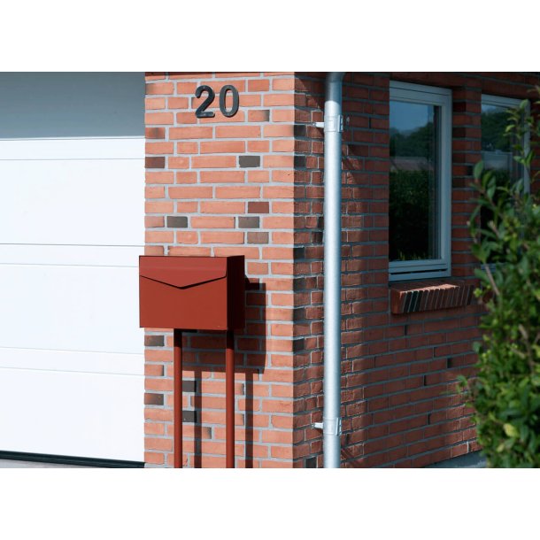 MEFA Letter postkasse - R�d med 6-stifts L�s