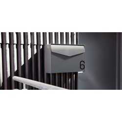 MEFA Letter Postkasse i Basalt Gr�