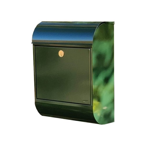 Klassisk MEFA Pearl postkasse i Racing Green lakering