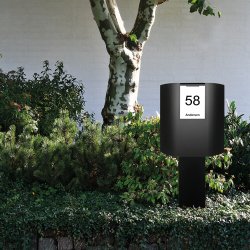 MEFA UFO Designpostkasse SORT