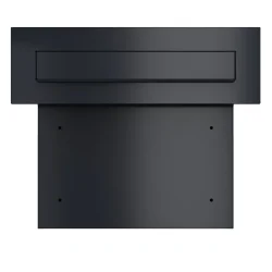MEDIUM-4 Sort Indbygnings postkasse - Justerbar Dybde 20-30 cm.