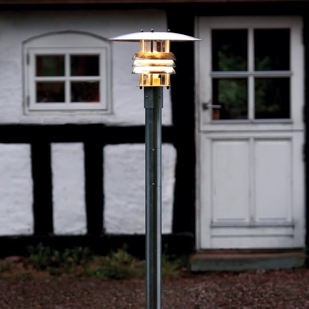 Standerlampe Mike - Galvaniseret