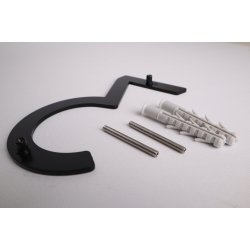 15 cm. Sort Rustfritstl Husnummer "Modern"