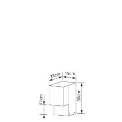 NANO Lumen - Standerlampe i Antracit