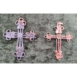 IngemannsKors - Guldbronze Kors - Replika af gammelt kobber kors -H�ndlavet.  Incl. forgyldt k�de.