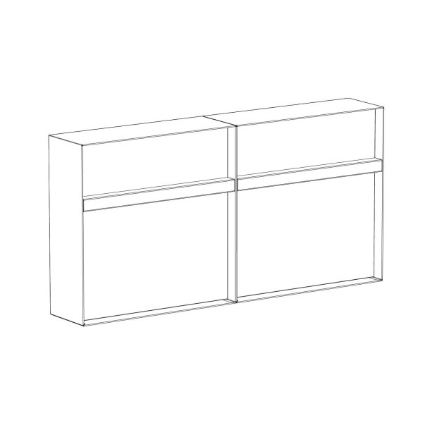 Oxford postkasse med tr hndtag - Moderne design - Antracit