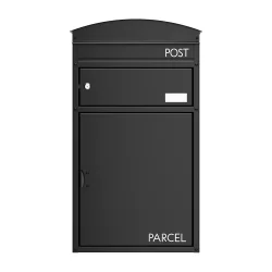 Sort TYR Pakkepostkasse til vg, aflst rum til Breve.