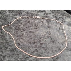 Panserhalsk�de s�lvk�de som er forgyldt med en l�ngde p� 450 mm.