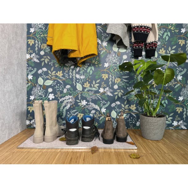 Perfetto - designer drmtte med rustfristl skobakke fra KEILBACH