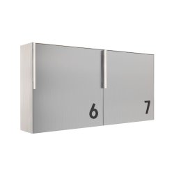 Rustfrit Stl Kvadratisk Designpostkasse - Porto