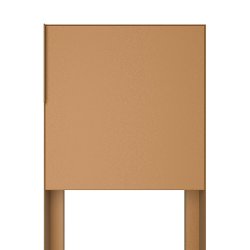 Rust Design Postkasse med Stander - Porto