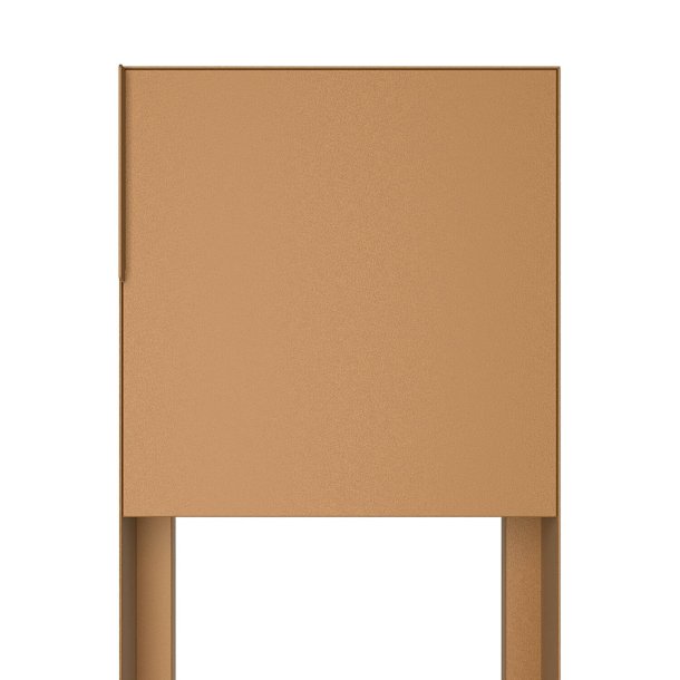 Rust Design Postkasse med Stander - Porto