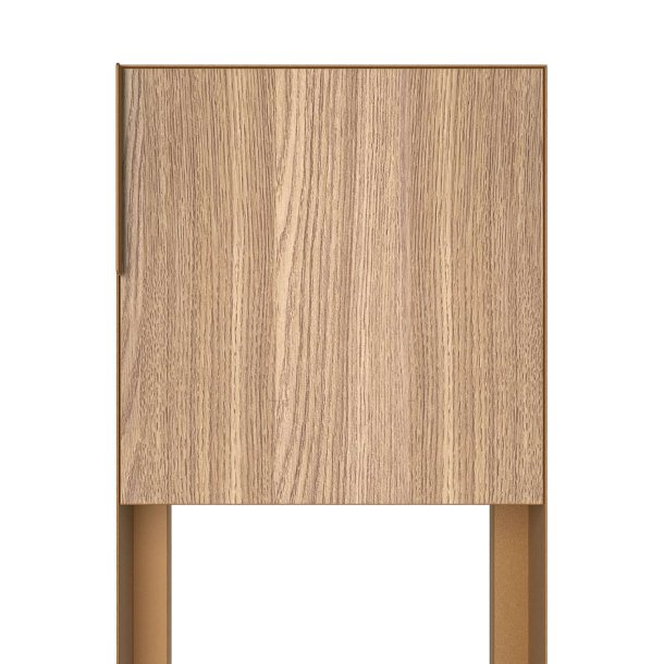 Rust Design Postkasse med Laminat front - Inkl. Stander - Porto