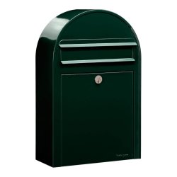 SORT GR�N BobiClassic-S postkasse - RAL 6064 - med Dansk 6 stift l�s