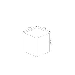 Vglampe Quarto Cube Antracit