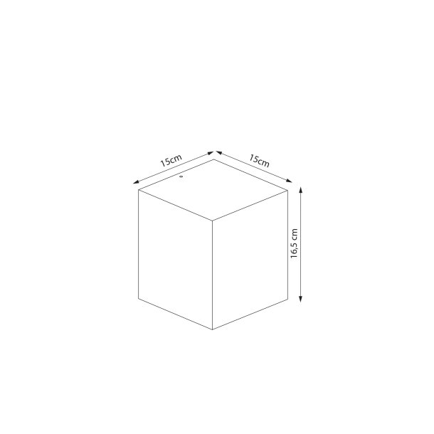 Vglampe Quarto Cube Antracit