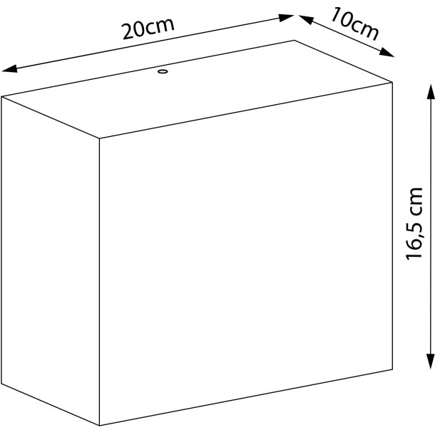 Vglampe Quarto Maxi Antracit