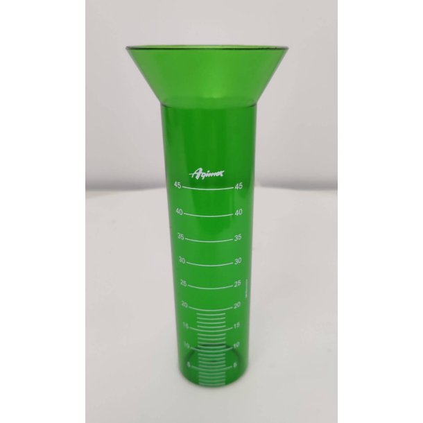 Gr�nt Regnm�lerglas  0 - 45 mm.