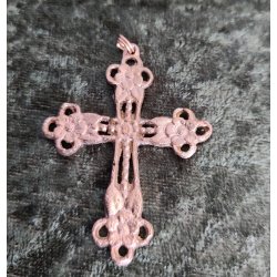 IngemannsKors - Guldbronze Kors - Replika af gammelt kobber kors -St�bt.