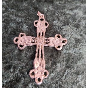 IngemannsKors - Guldbronze Kors - Replika af gammelt kobber kors -St�bt.