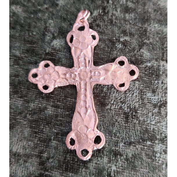 IngemannsKors - Guldbronze Kors - Replika af gammelt kobber kors -St�bt.