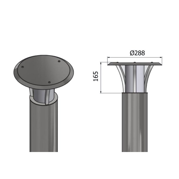 Pullertlampe - Sort - SAMSONmini