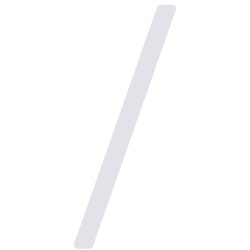 24,5 cm. Hvidt Rustfritstl Husnummer "Modern"