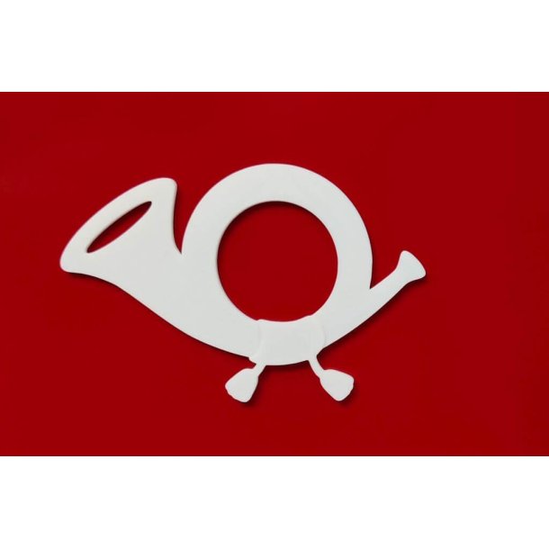 Stort Klassisk Posthorn til din postkasse